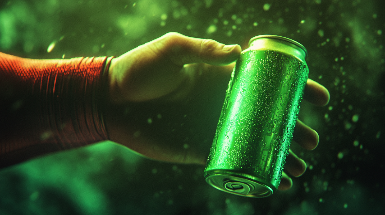 Superman's Hand Grabs Green Soda in Epic Movie