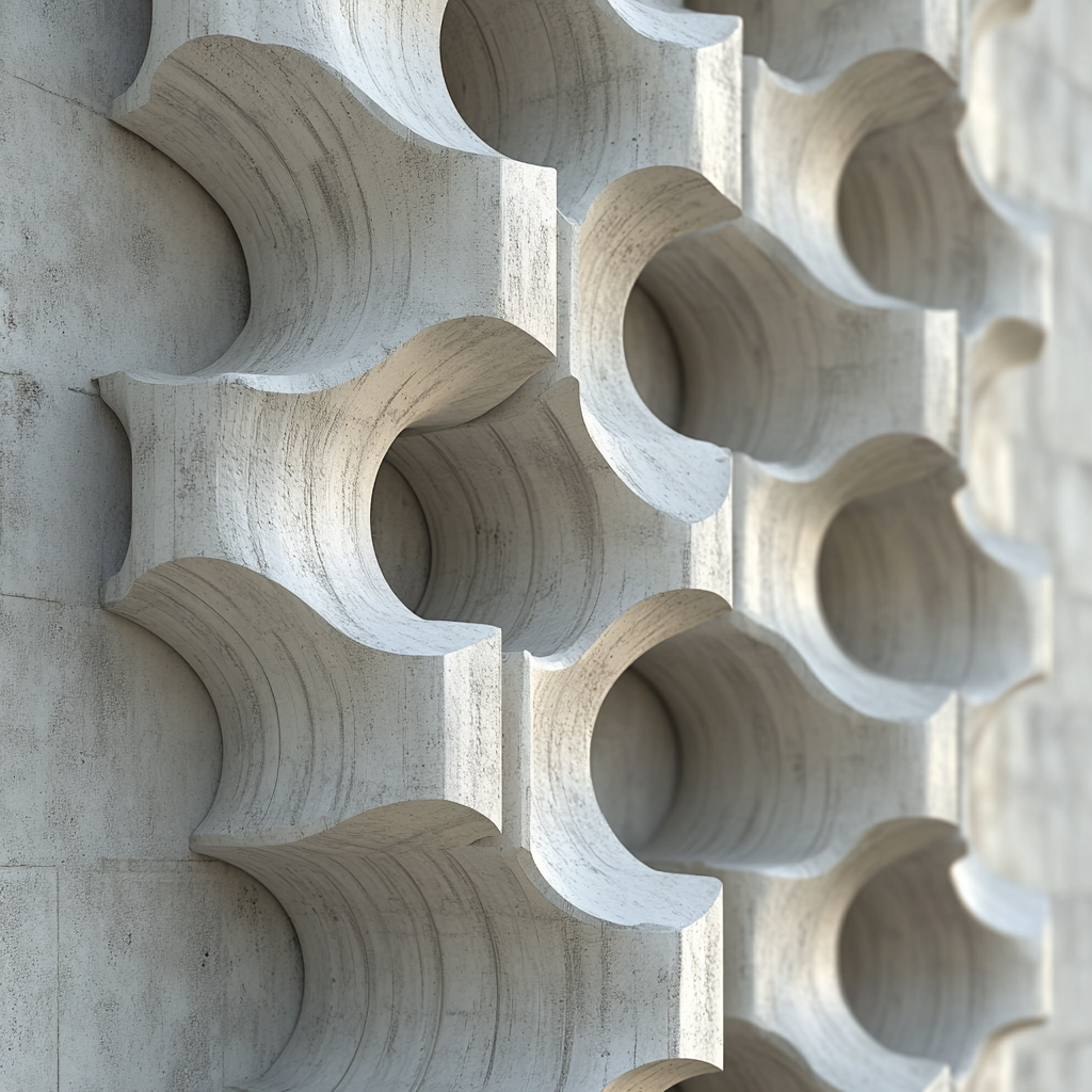 Sustainable 3D Printed Concrete Facade Component