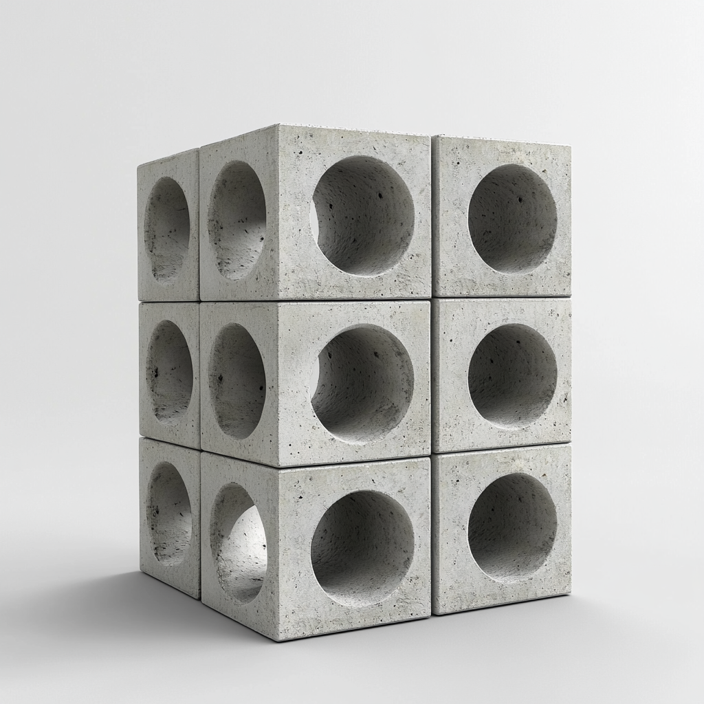 Sustainable Modular Lego-Like Concrete Blocks for Construction