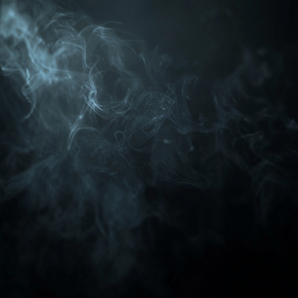 Swirling Smoke Dance in Cinematic Light