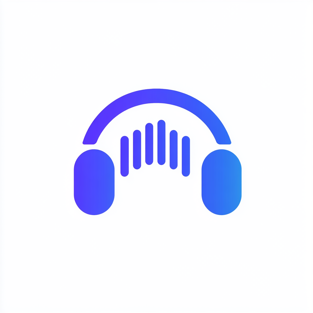 Symbol design for audio manager app with guidelines.