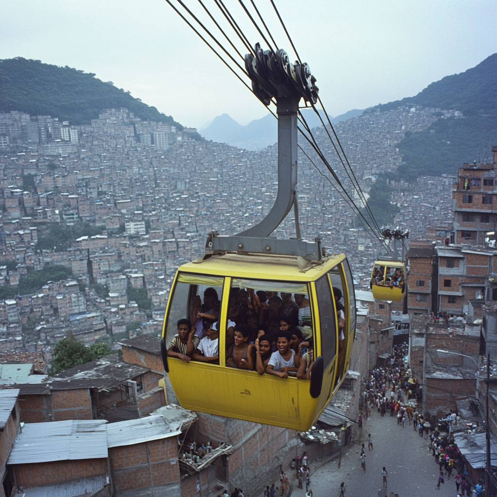 Teenager Offenders Party in Cable Car Over Favelas