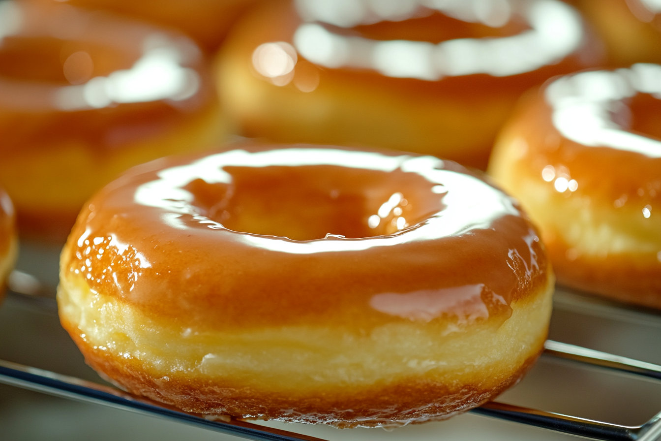 Tempting Potato Donuts Close-Up Shot