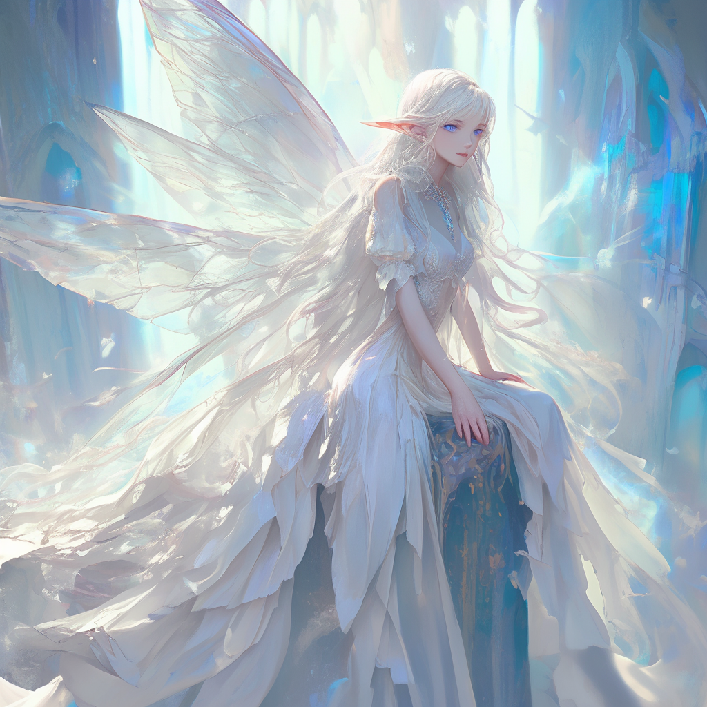 The Beautiful Fairy in the Magical Kingdom