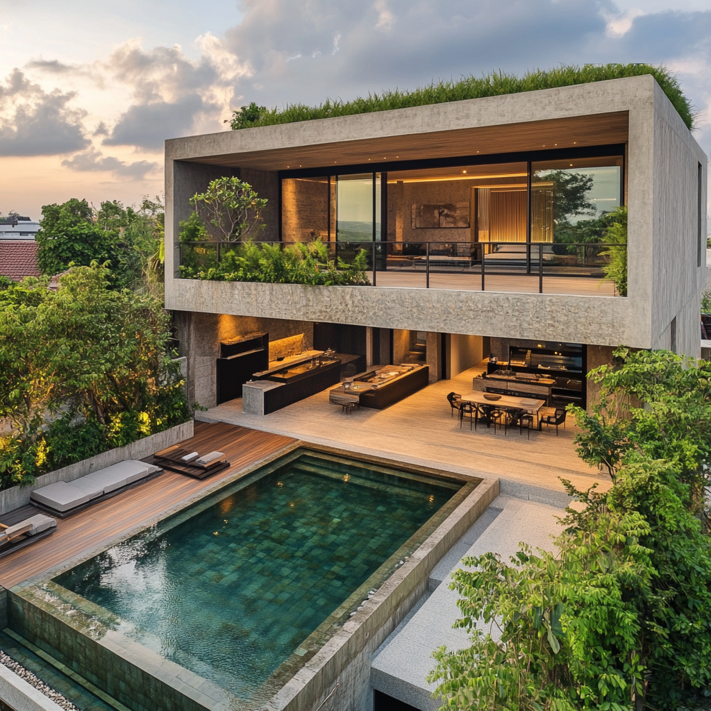 The Big Pool on the Two-Storey Rooftop