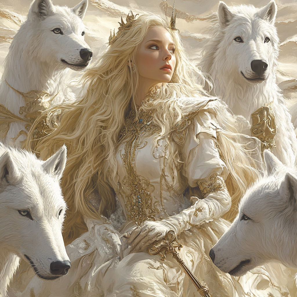 The Blonde Queen in the Desert Realm