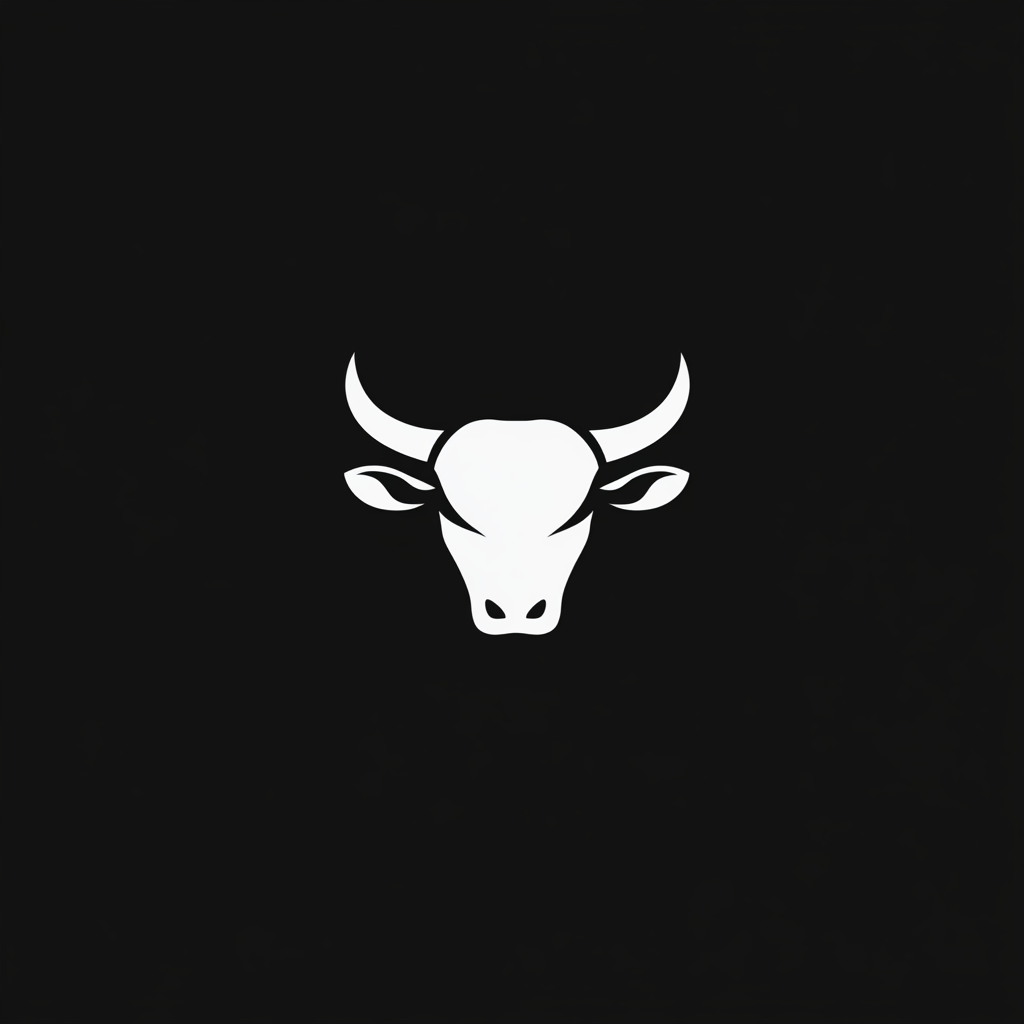 The Bold 'Blacktop Bull' Text-based Logo