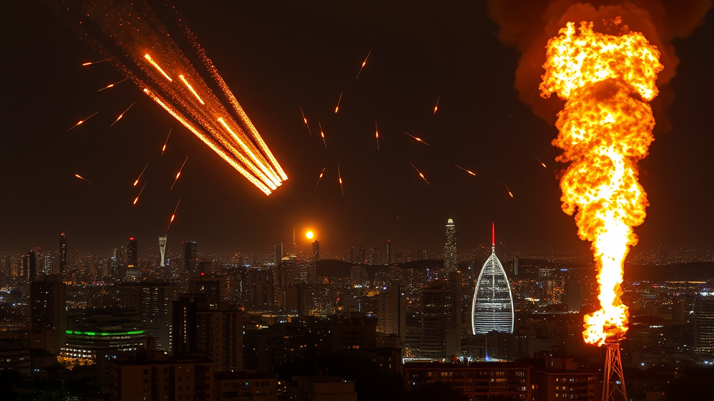 The City of Tel Aviv Under Attack