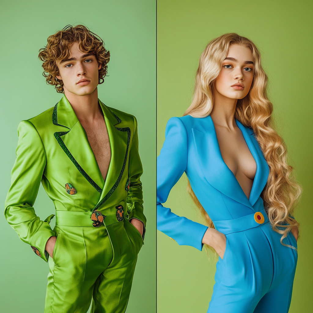 The Colorful Utopian Outfits of Lala Land Duo