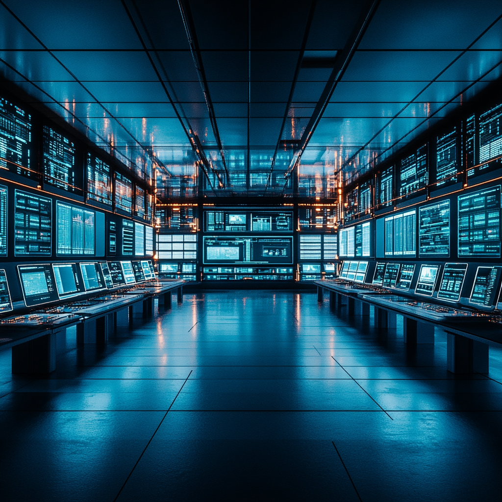 The Digital Transformation Journey in Futuristic Control Room