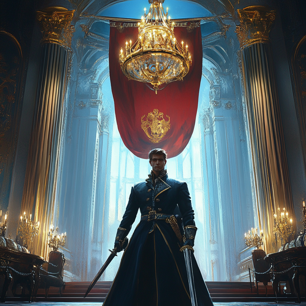 The Elegant Man in Throne Room Majesty