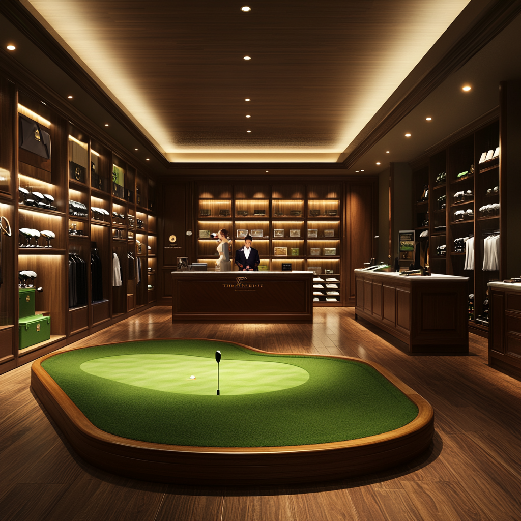 The Elite Swing Golf Shop: where gentlemen relax.