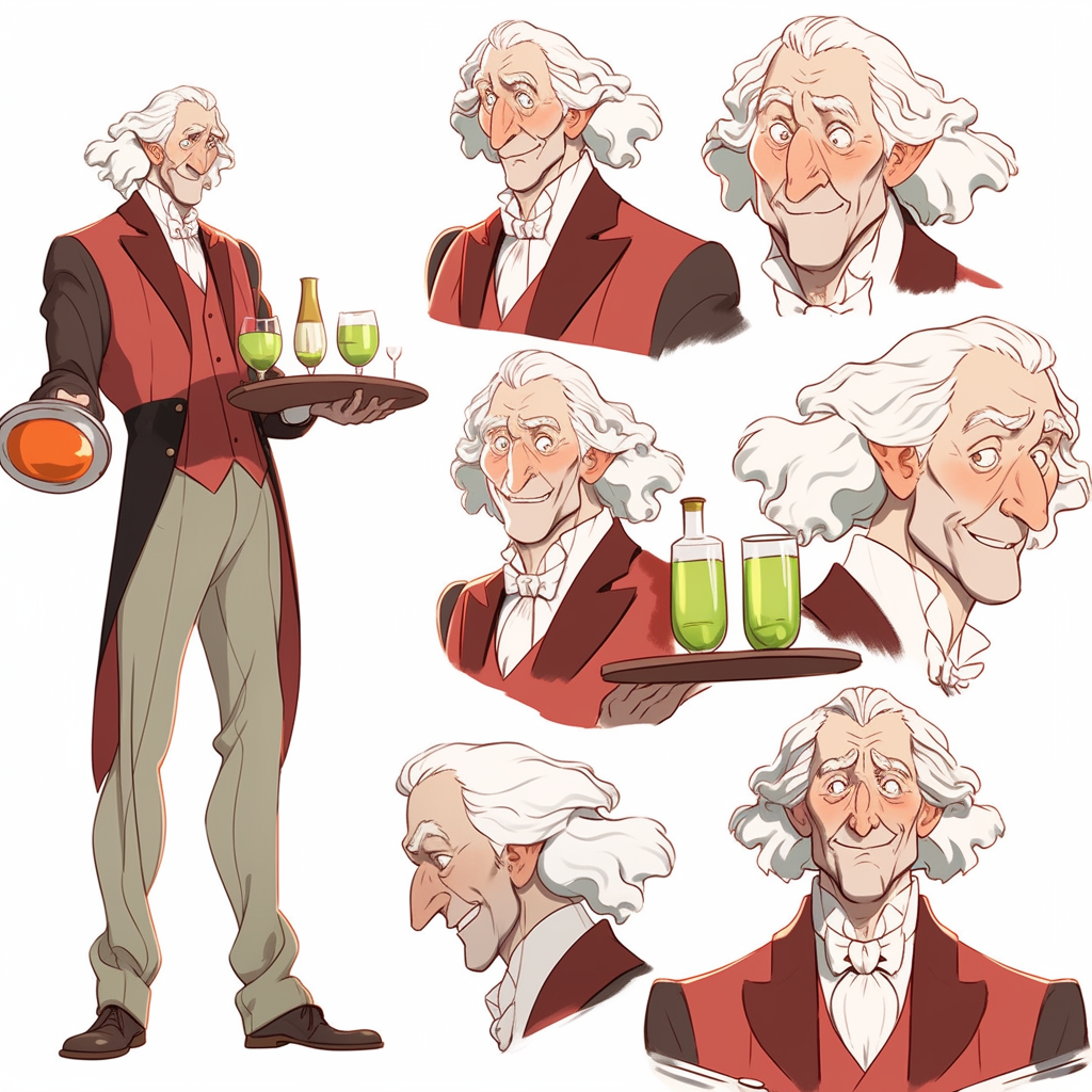 The French doctor who created absinthe character- Animation