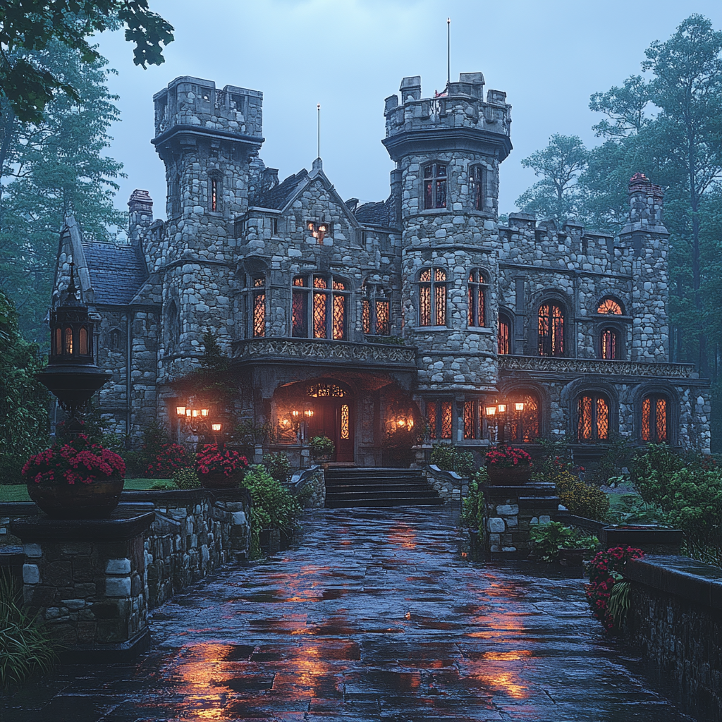 The Fusion of Gothic and Modern Mansion Architecture