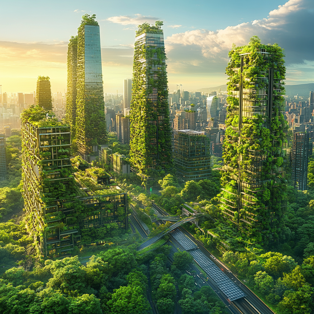 The Futuristic Green City: Sustainable and Eco-friendly