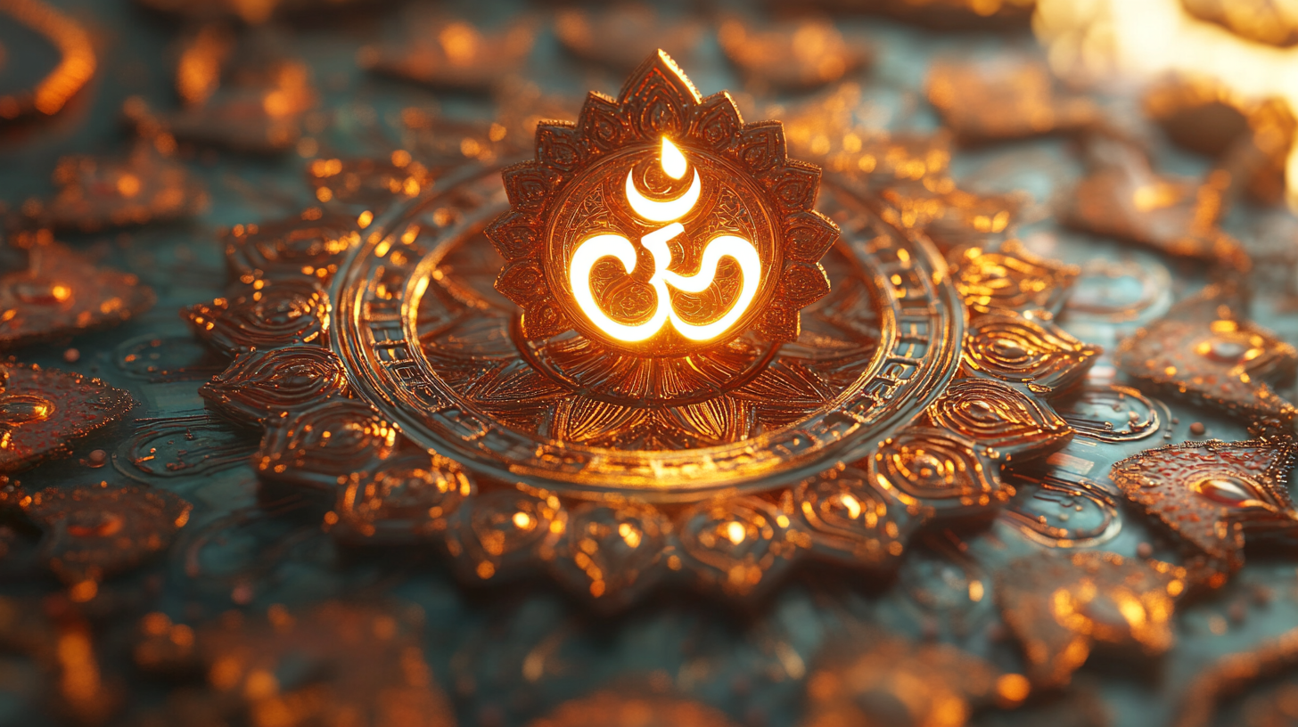 The Glowing Yantra: AI Universe Connection