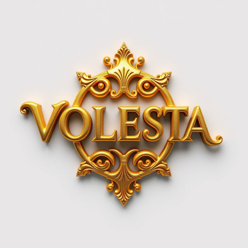 The Golden Color of VOLESTA Text
