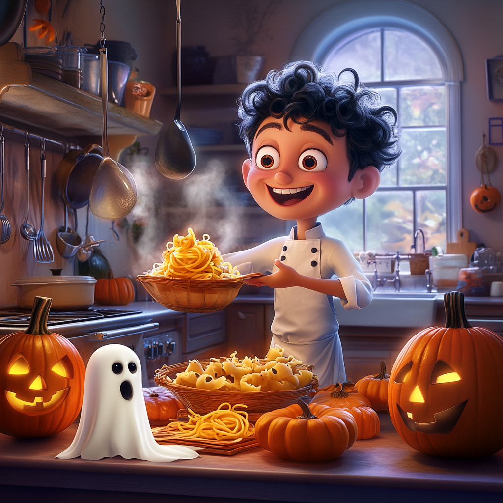 The Haunted Italian Chef's Halloween Feast Poster