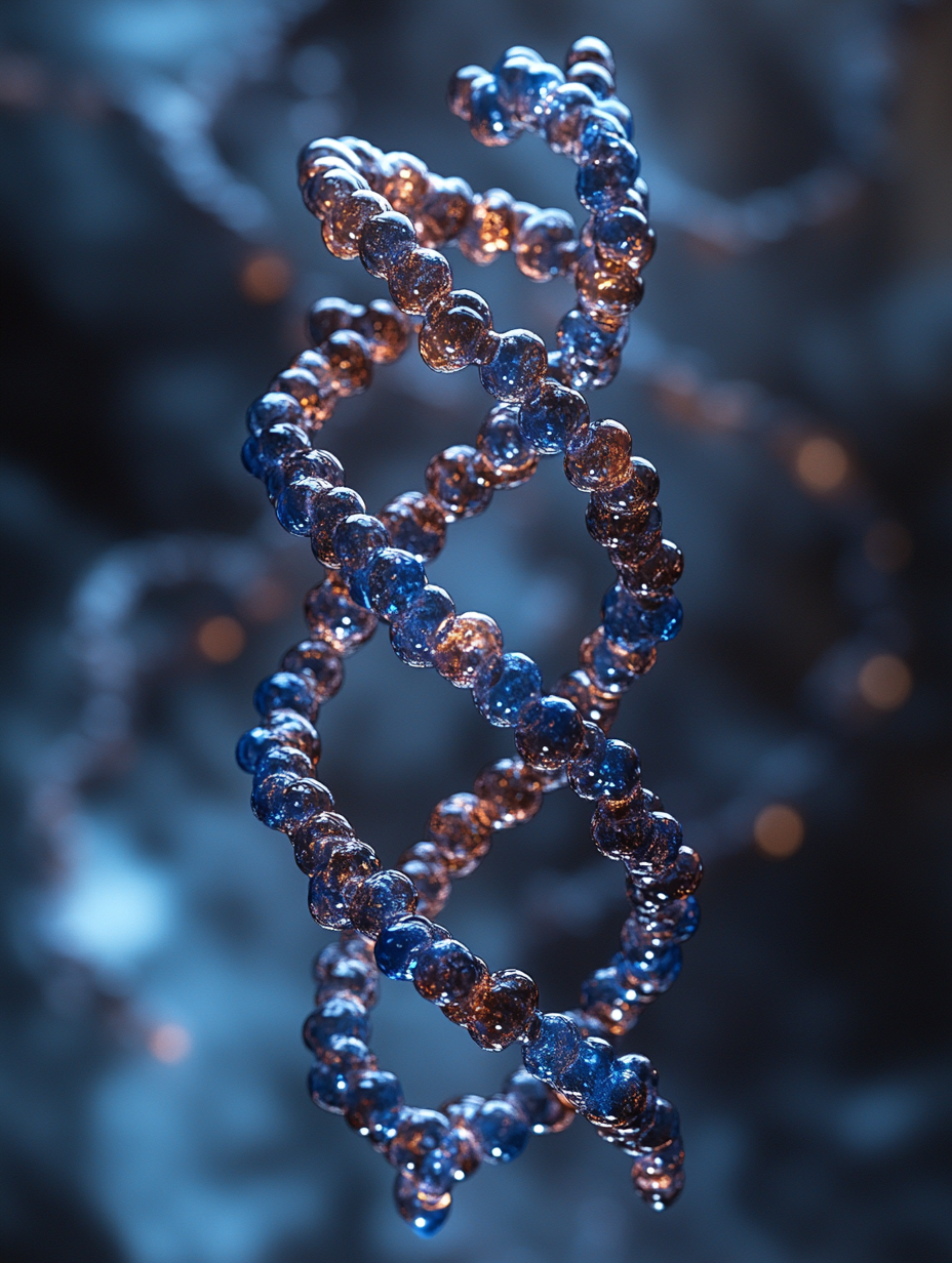 The Intricate and Elegant DNA Double Helix Structure