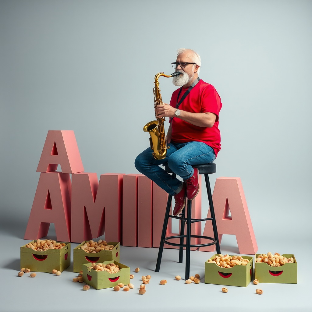 The Iranian saxophonist playing music near pistachios_BLOCKS.