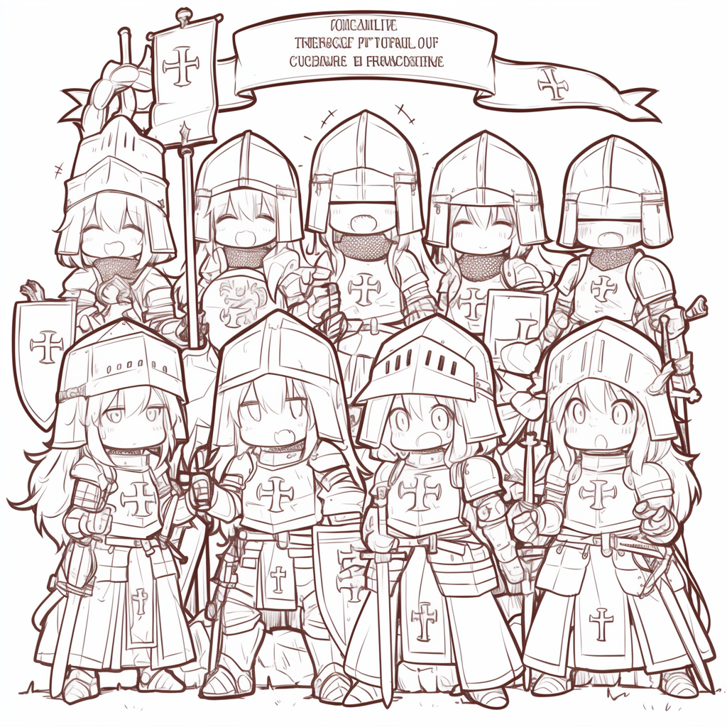 The Knights Templar are Chibi Anime Waifus