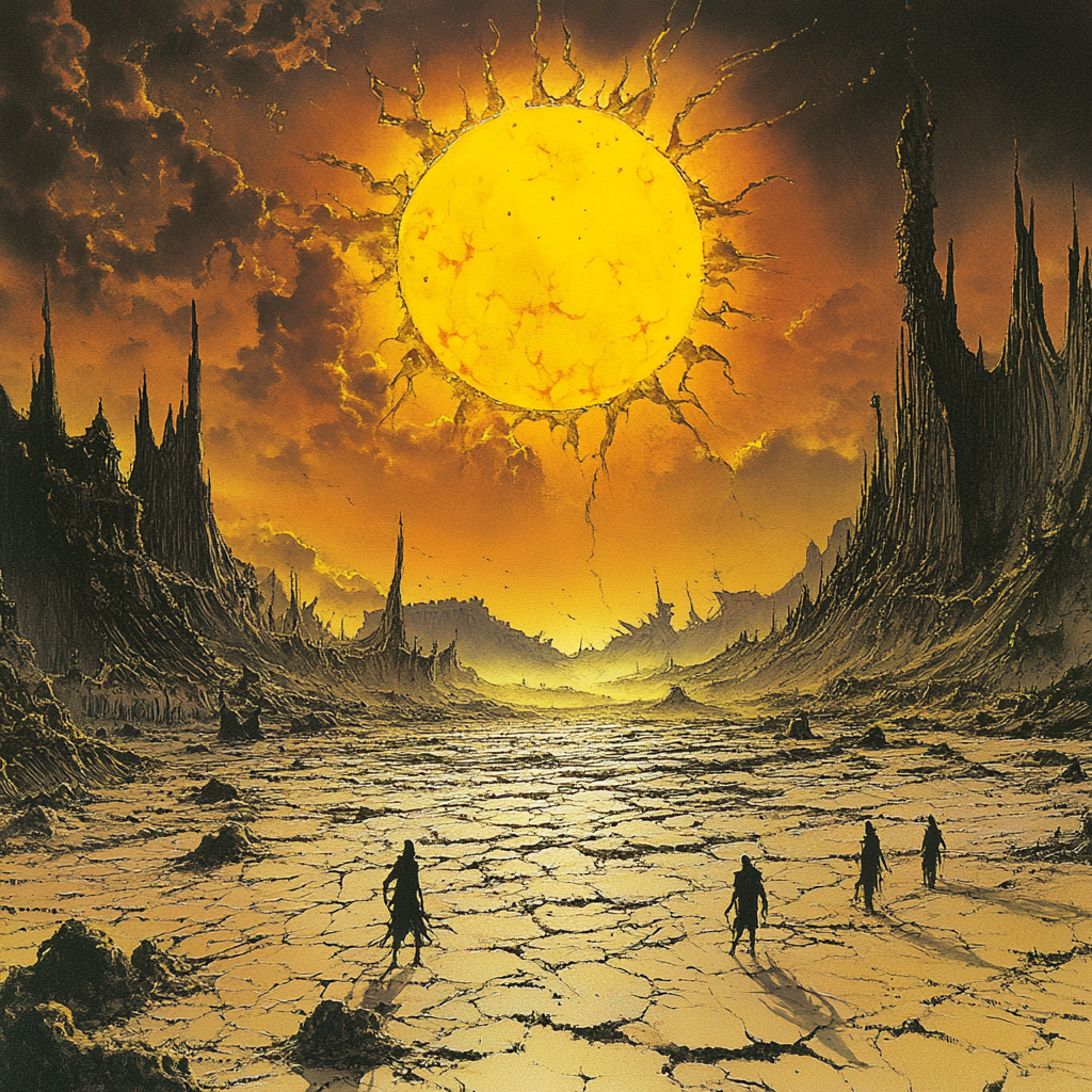 The Large Sick Sun in the Sky: Famine