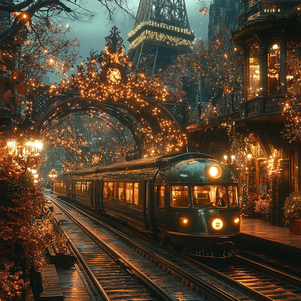 The Magical Fairytale Train Station at New Year's