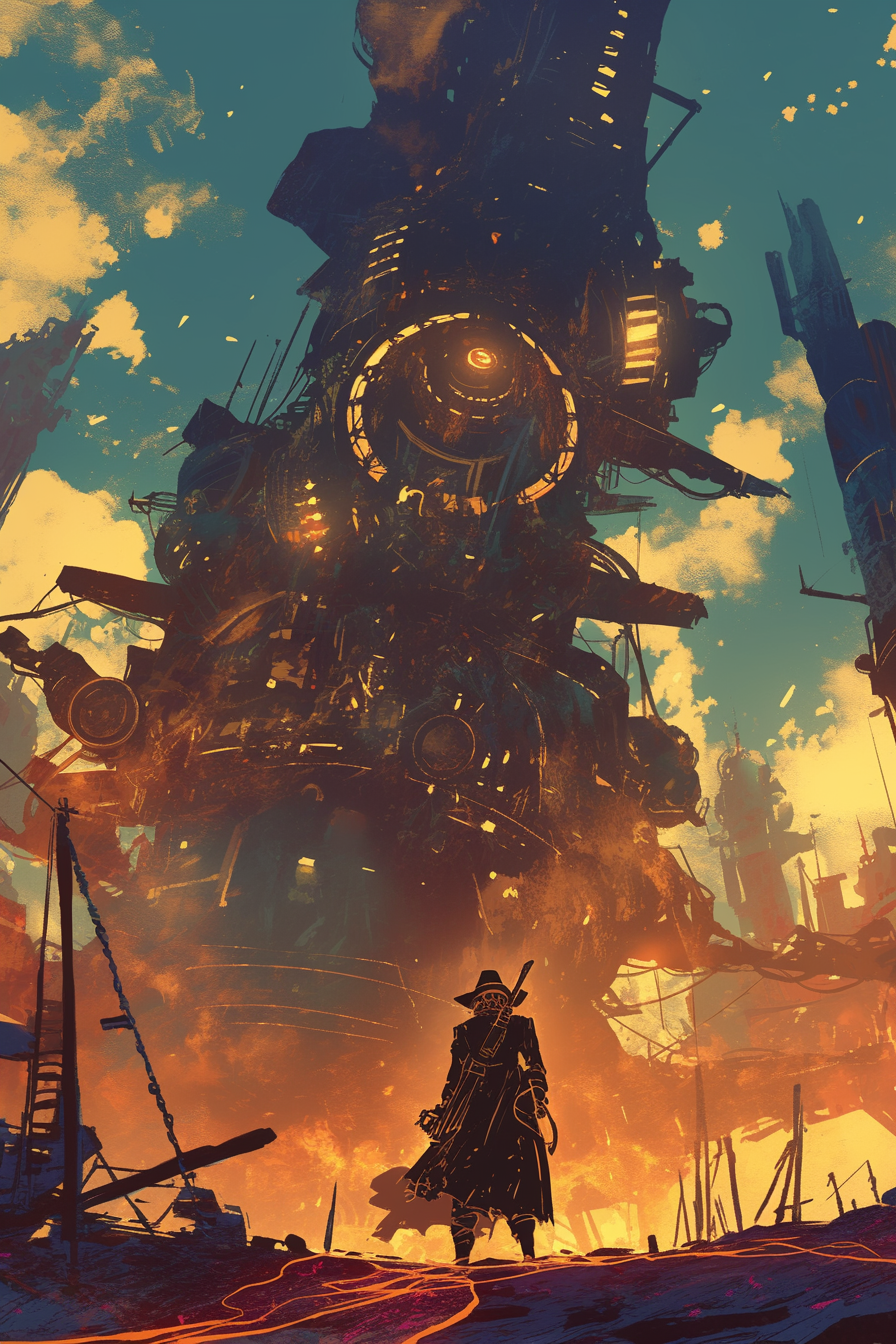 The Massive Steampunk Cannon in Wasteland