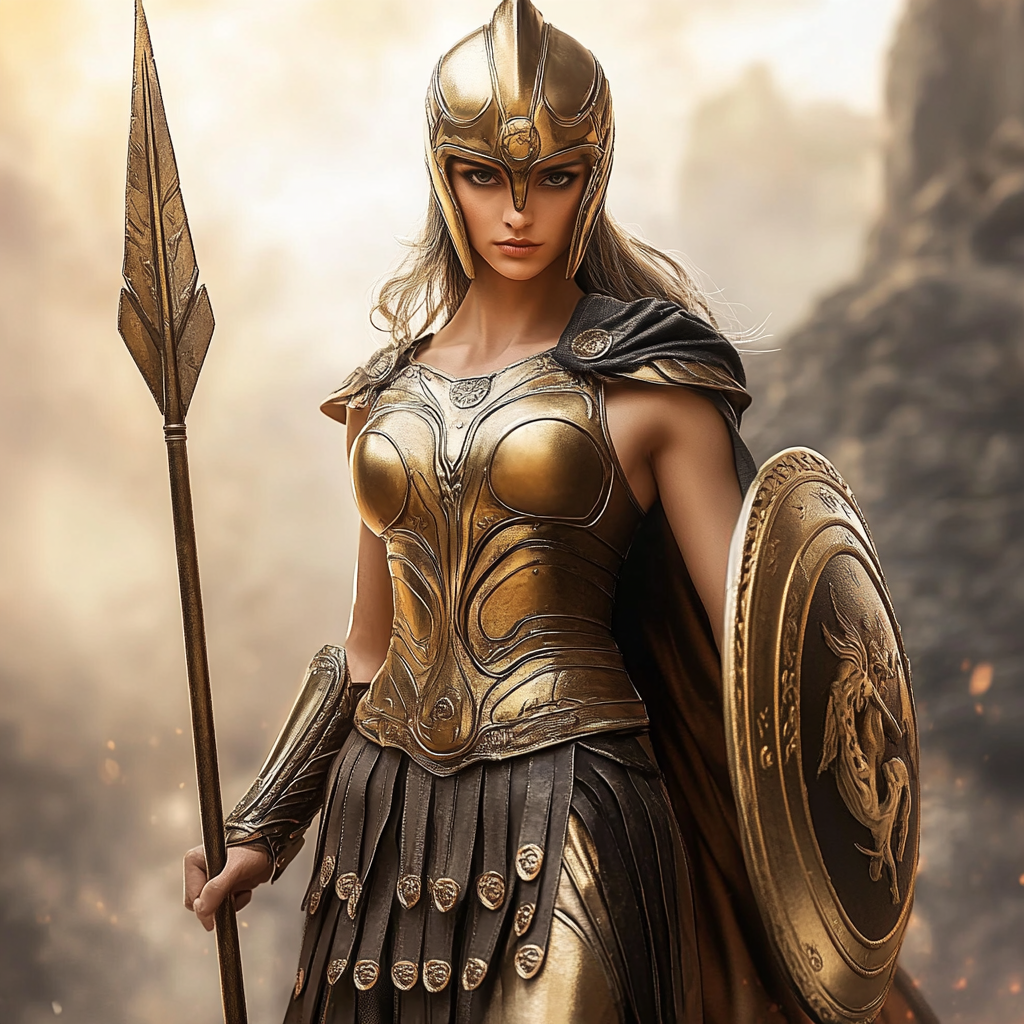 The Mighty Goddess Athena of Olympus