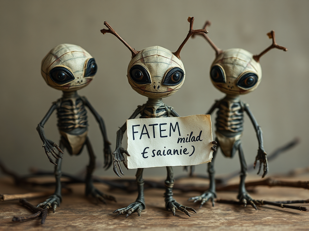 The Misfit Alien Creatures Find Message