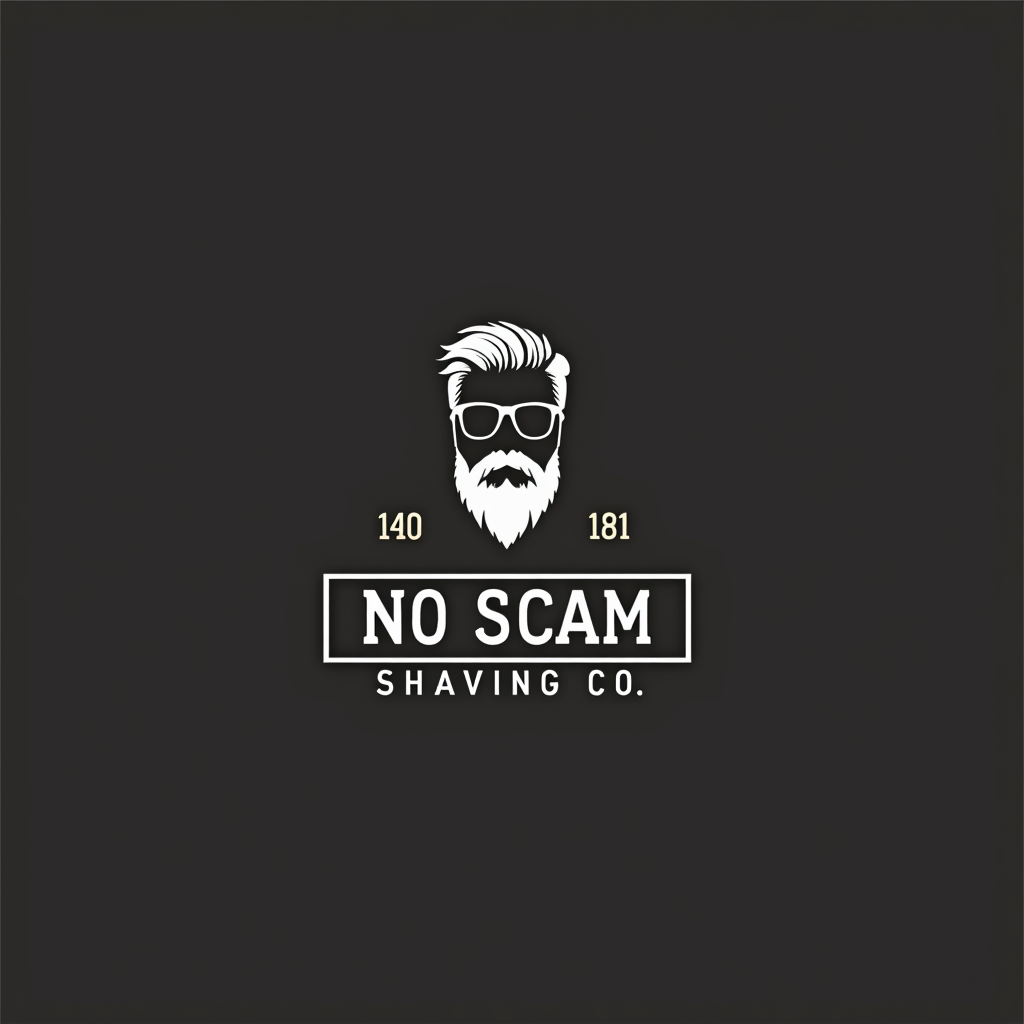 The No Scam Shaving Co. Bold Logo