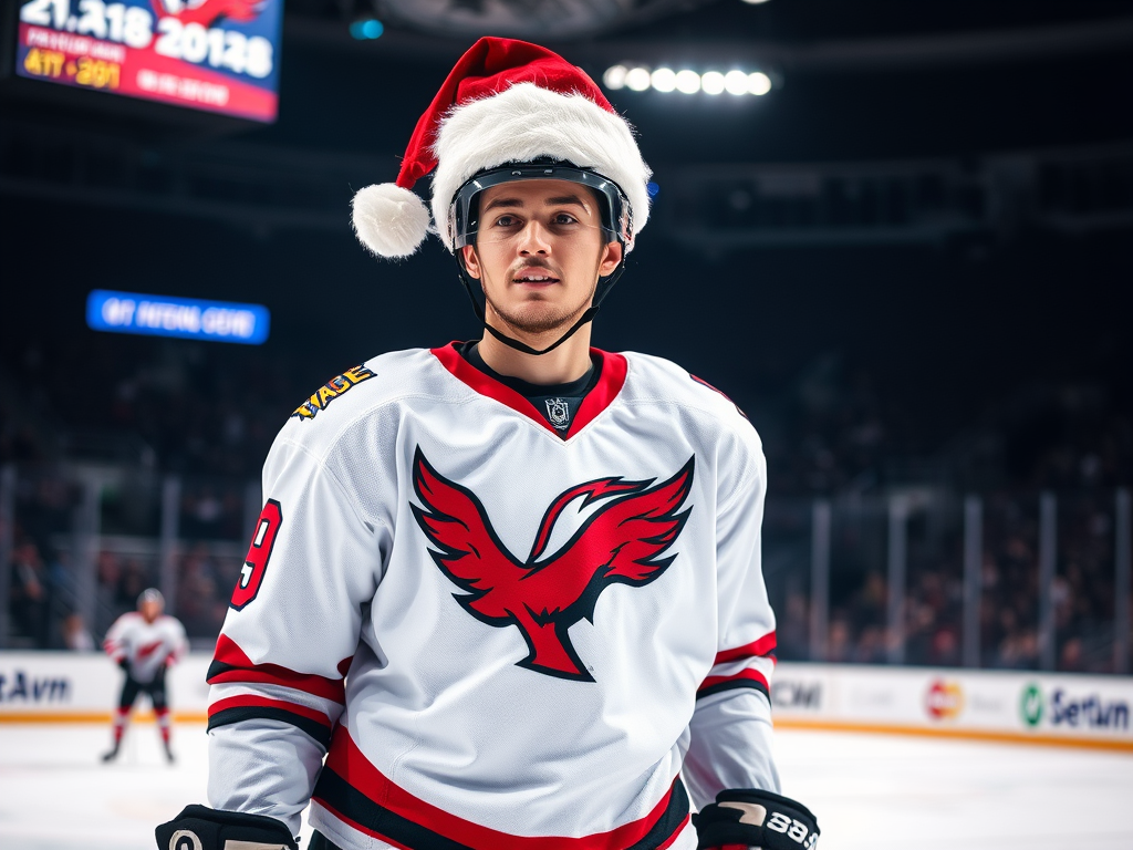 The Phoenix Hockey Player Celebrating Christmas