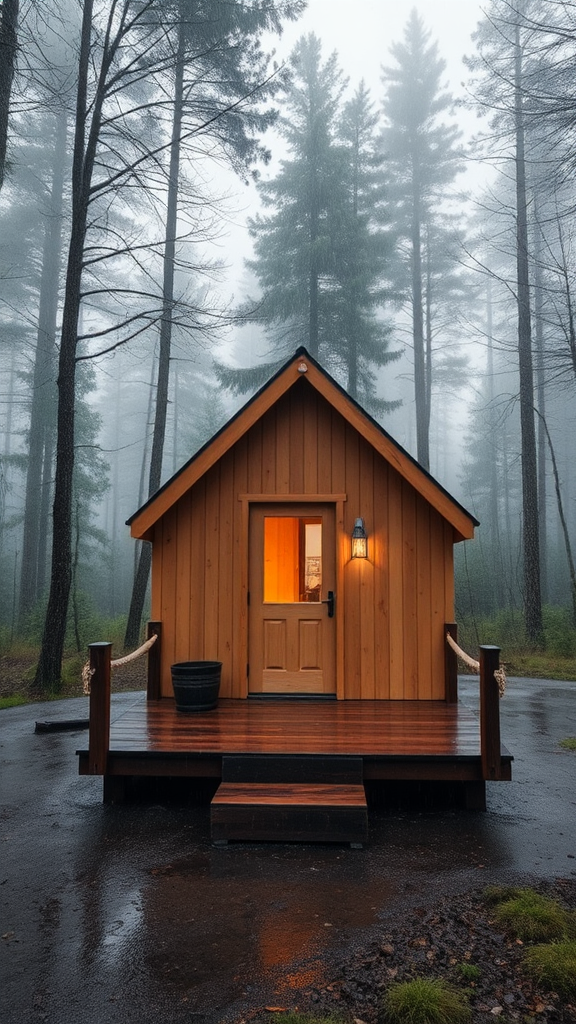 The Rainfall Cabin in the Woods