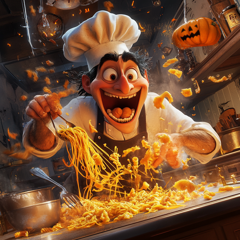 The Scary Italian Chef's Haunted Halloween Pasta