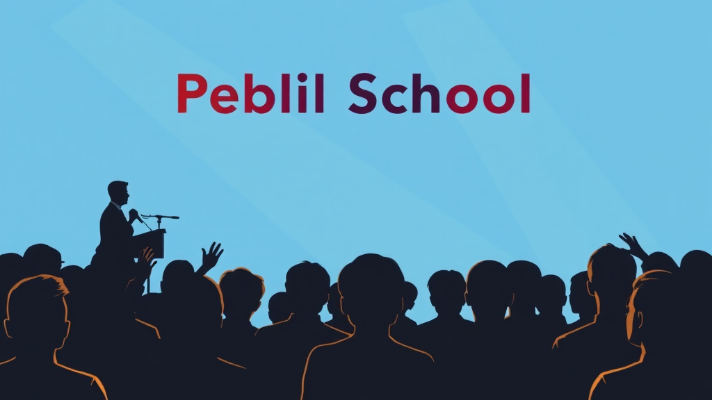 The School Logo for Public Speaking