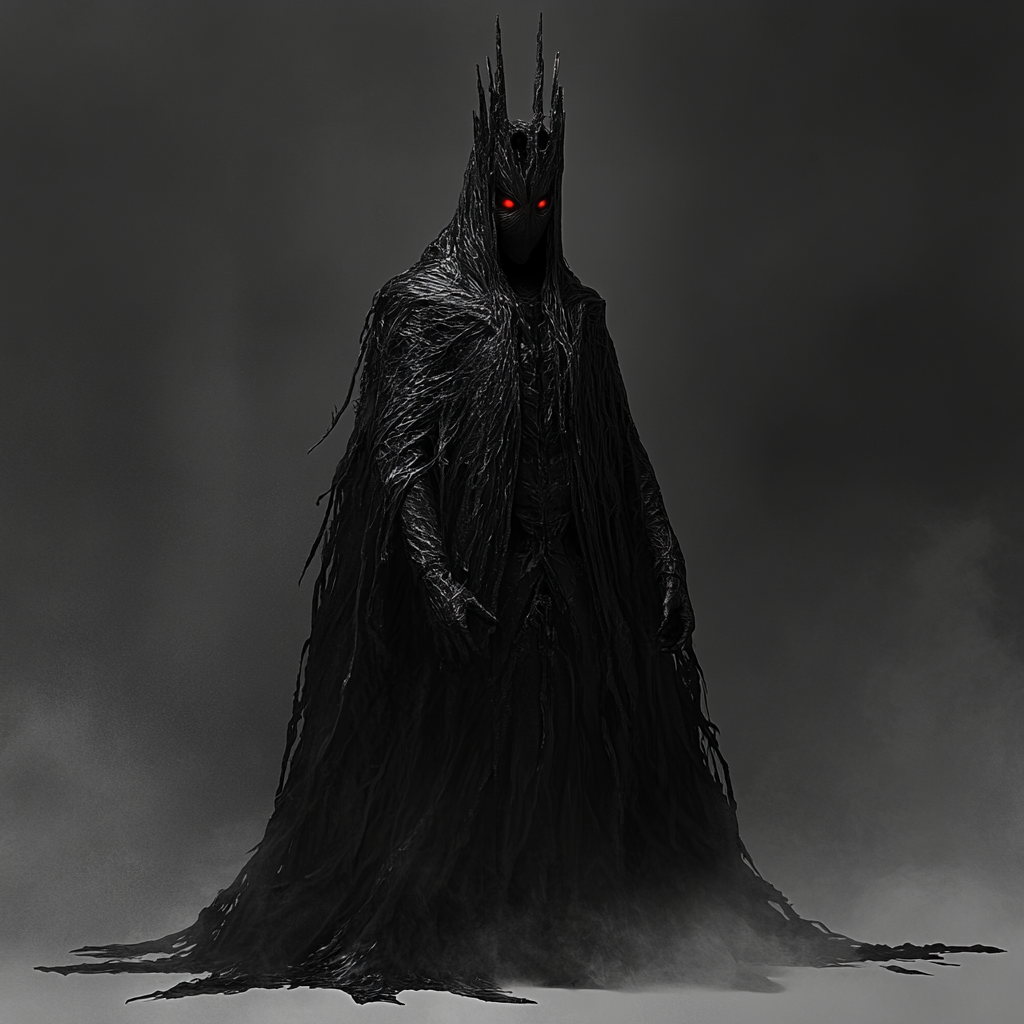 The Shadow King: A Dark, Shimmering Figure