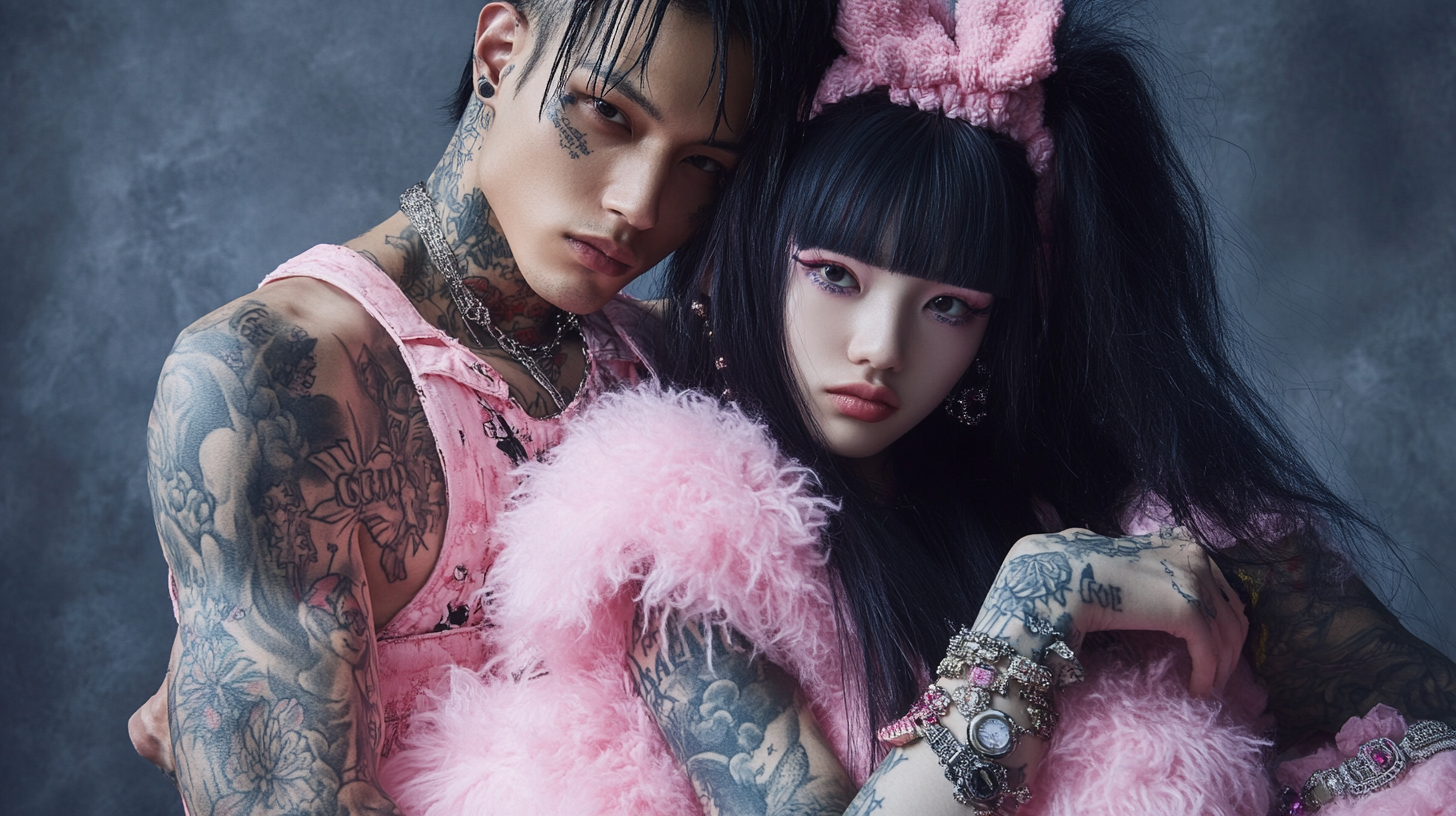 The Skateboarder and Kawaii Girl by Nick Knight