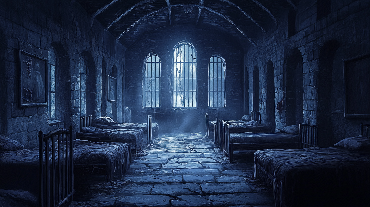 The Spooky Medieval Castle Dormitory Video Game Concept