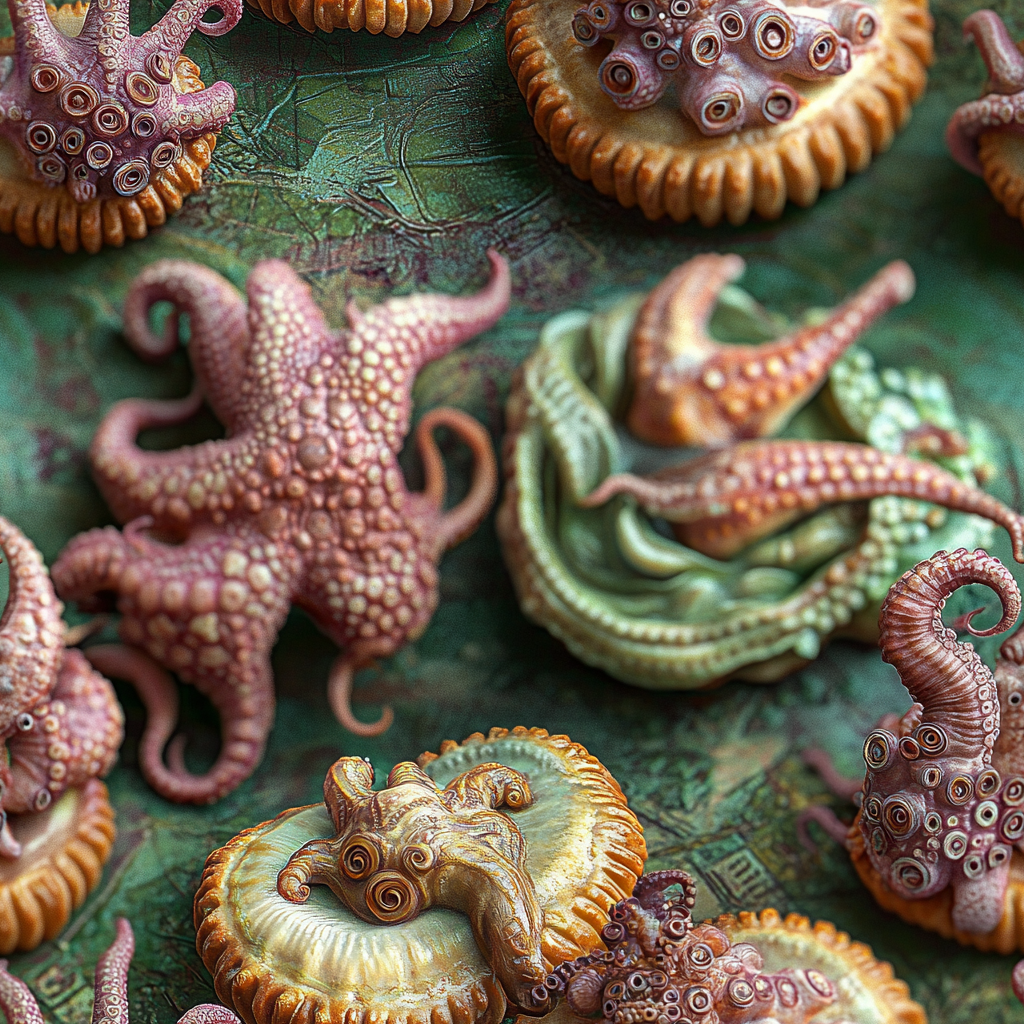 The Strange Creature Pastry Hors d'oeuvres