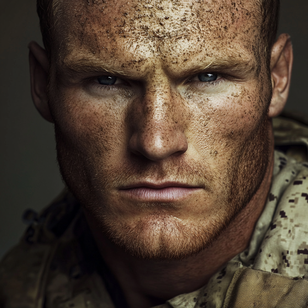 The Strong Marine Brock: A Powerful Athlete