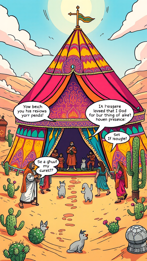 The Tabernacle of God in a Comic Desert