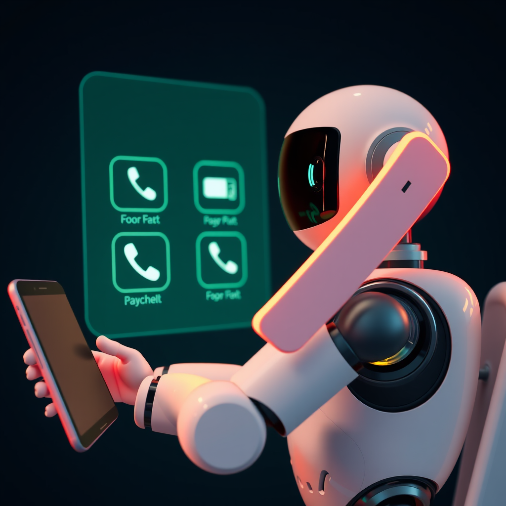 The Virtual Robot Agent Answering Calls