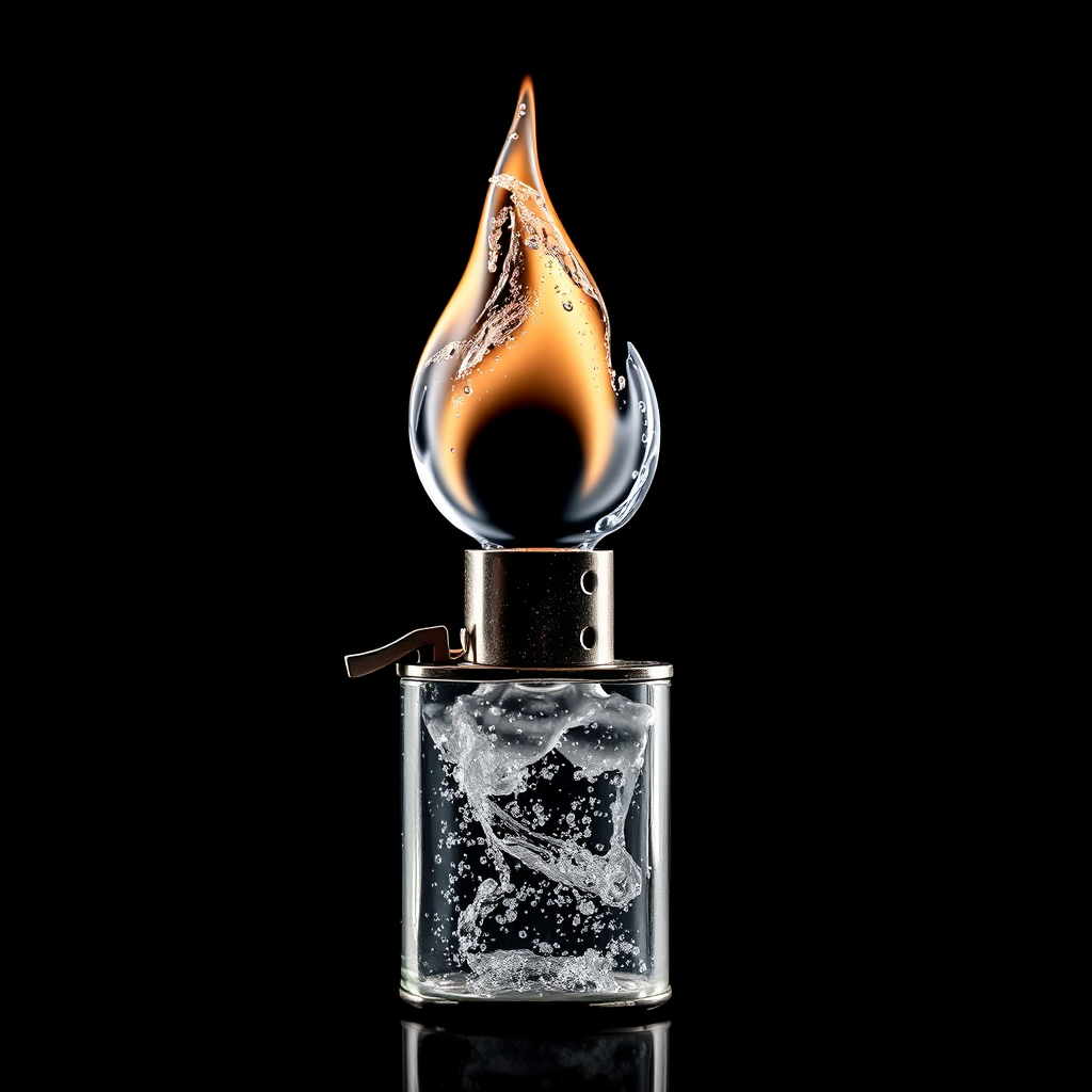 The Water Flame on Lighter