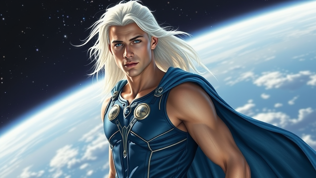 The Young Pleiadian Commander on Earth Orbit Starship