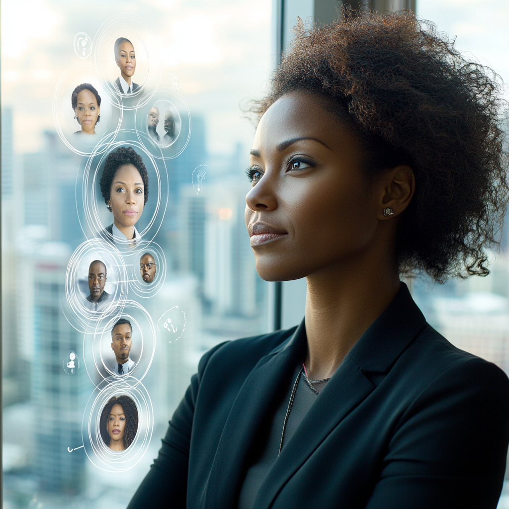 The thoughtful Black woman making hiring choices