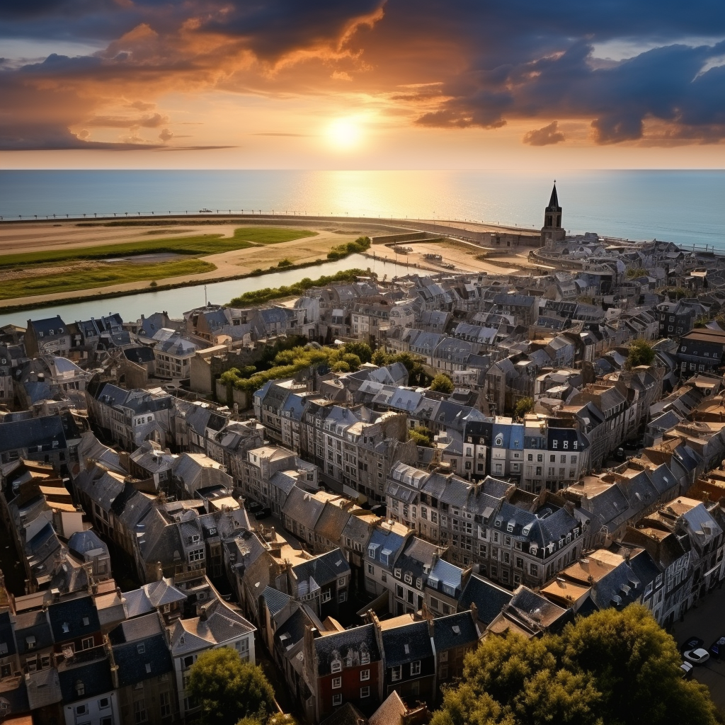 granville-france-sky-view-stock-photo.