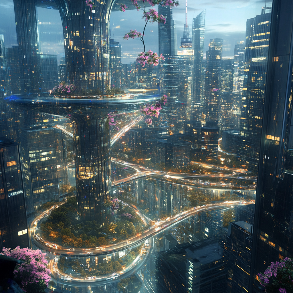 Toronto in the distant future looks fascinating and incredible.