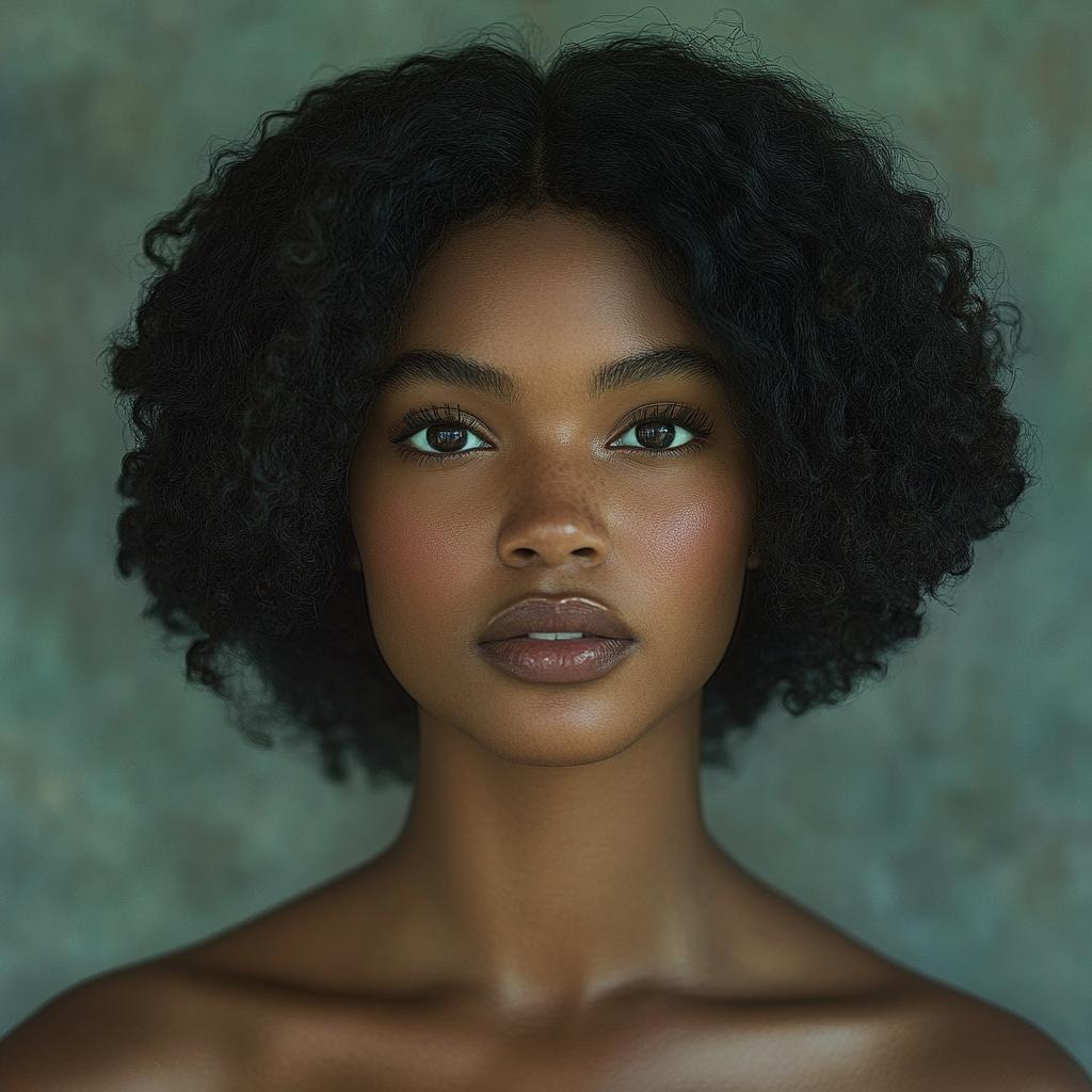 Ultra-Realistic African Woman Portrait in Natural Light