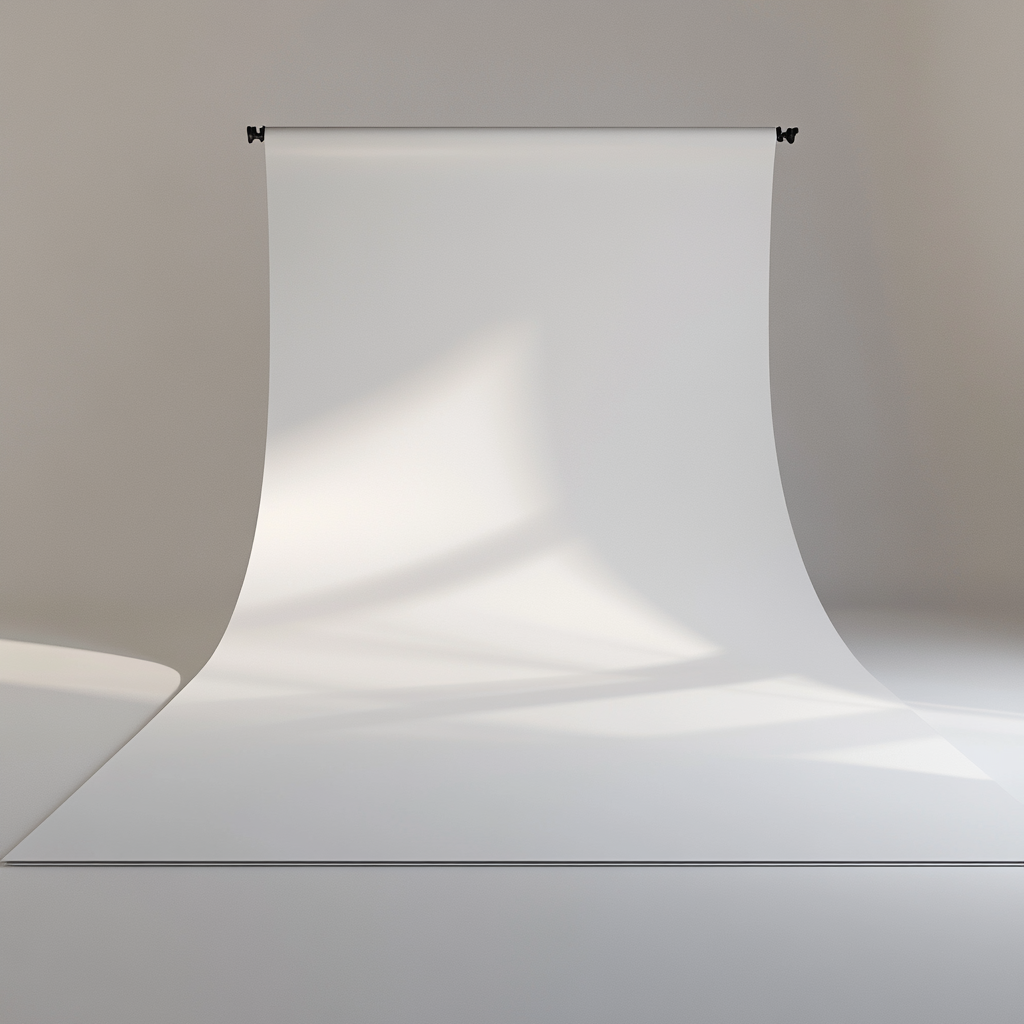 Ultra Realistic White Studio Background for Print on Demand