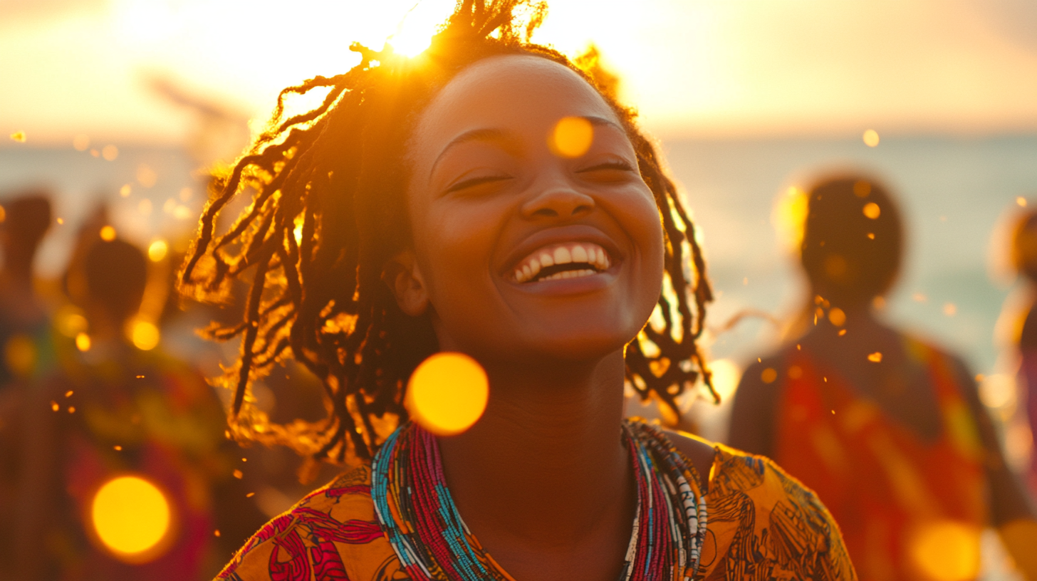 Vibrant African music festival: Joyful dance on Zanzibar